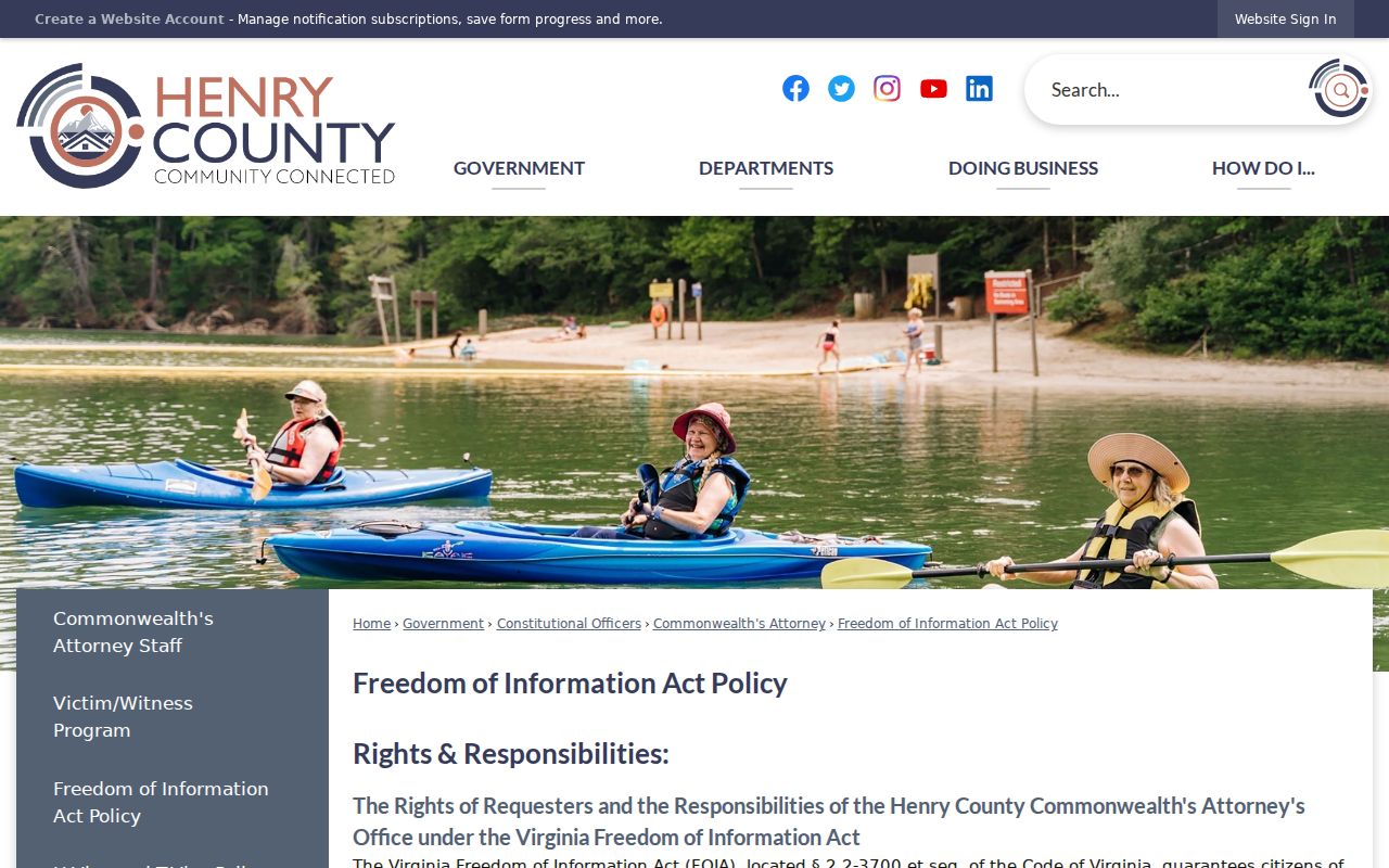 Henry County criminal court record access policy for the prosecutor