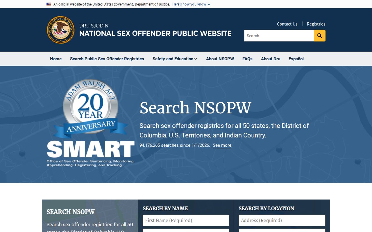 Henry County sex offender lookup through the official national registry search